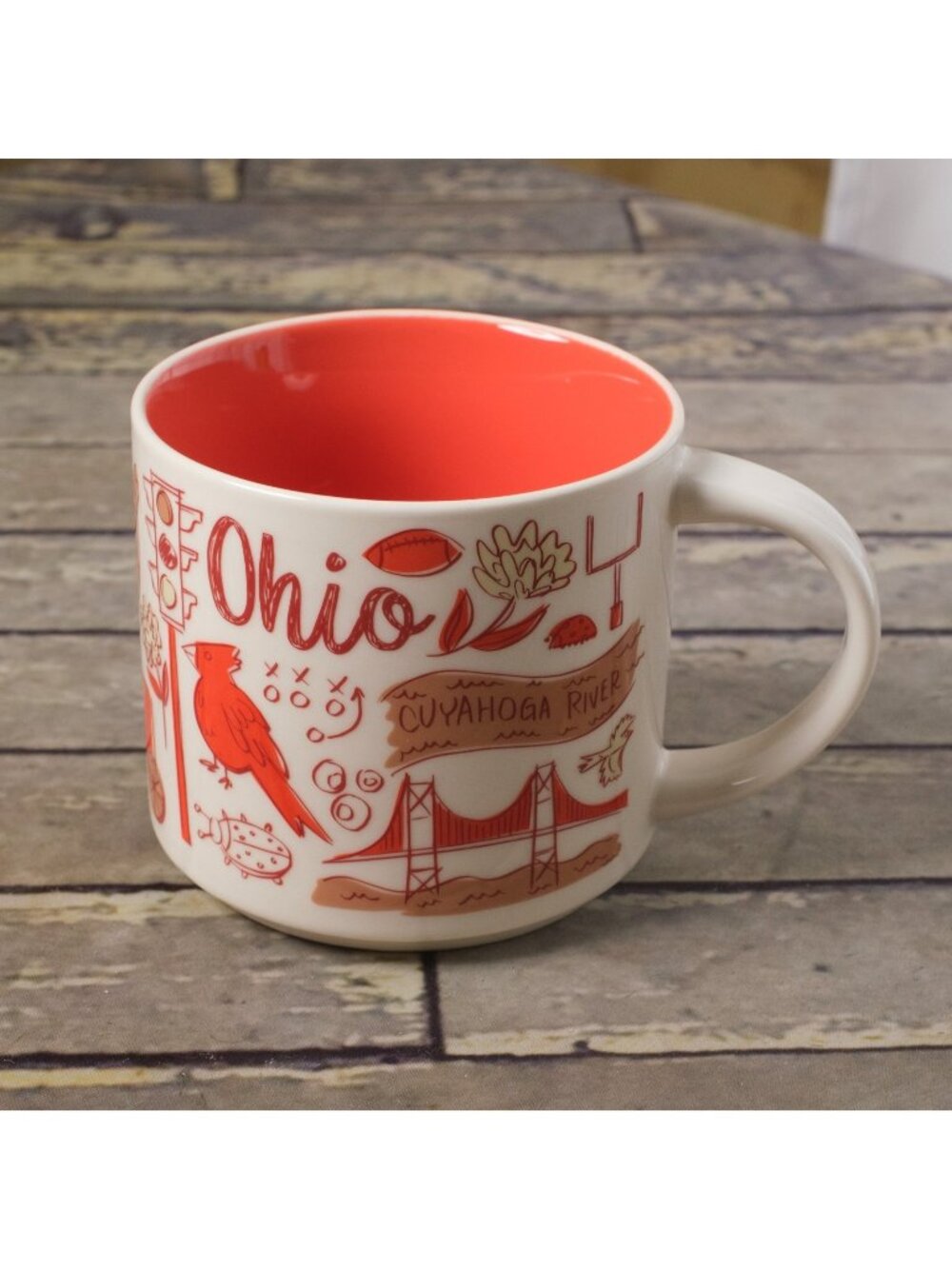 STARBUCKS Ohio Coffee Tea Mug Cup Been There Series 2019 14 ounces CLEAN